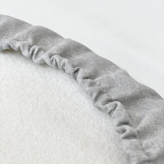 Cearsaf pentru carucior bebe copii impermeabil, Marble gri (3)